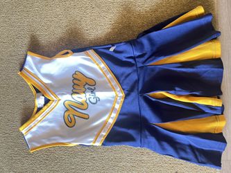 3rd Street Girls Navy Cheerleading Costume Sz 7 