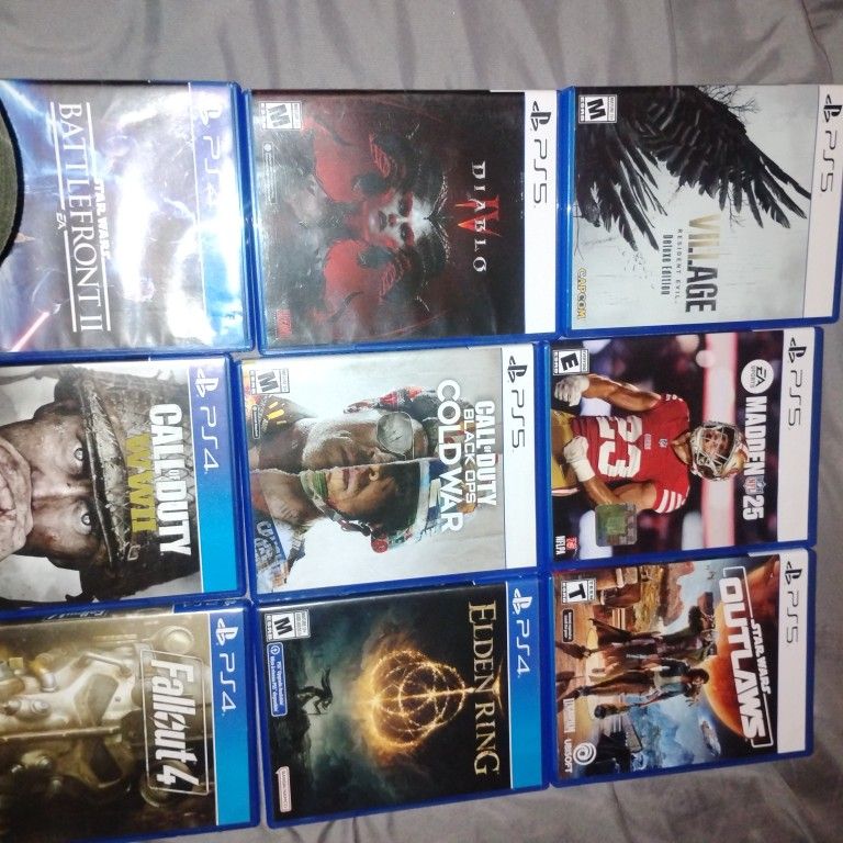 PS5 Games And Switch Games 