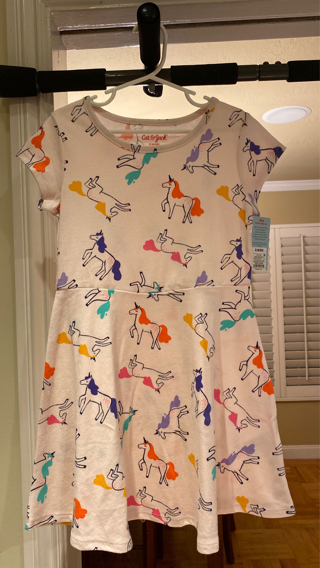 Cat & Jack Unicorn Dress, Size 6/6x