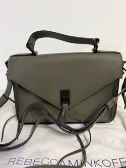 Rebecca Minkoff Olive Saffiano Crossbody Bag