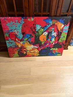PICTURE. 38 1/2"w x 27"tall; cross streets are Arapaho & Waterview