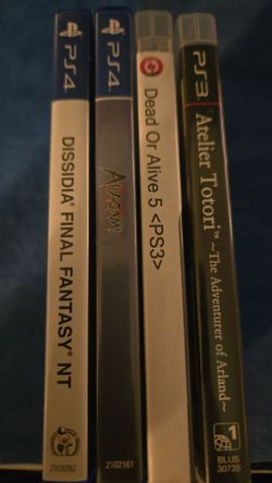 Playstation 3 and 4 Games
