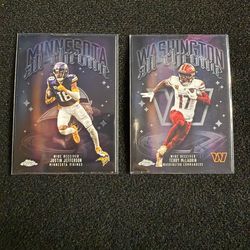 Topps Chrome All-Chrome Justin Jefferson Terry McLaurin NFL Football Cards