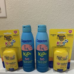 Kids Sunscreen Coppertone Or Banana Boat  ($5 Each )