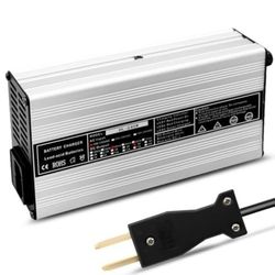 Nakkaa 36V 5A Golf Cart Charger with Crowfoot Connector Plug Compatible with TXT DS Golf Cart