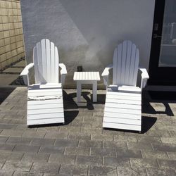5 Piece Adirondack Chair Set