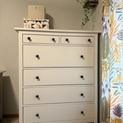 IKEA HEMNES Style 6-Drawer White Dresser Chest - EXCELLENT Condition!