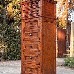 Mid Century Modern Tall Dresser / Lingerie Chest – 7 Drawer by Drexel – FREE DELIVERY