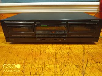 Onkyo R 1 -TA W 200 double cassette tape deck