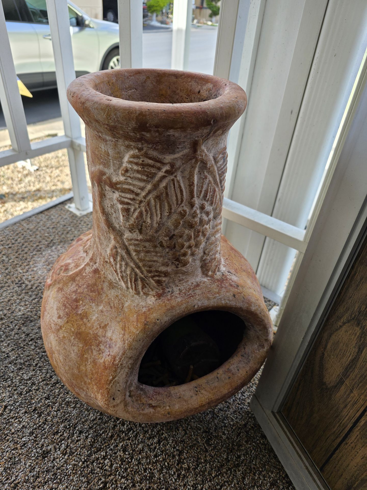 Clay Chiminea