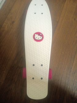 1976 Vintage Children's Hello Kitty Penny Board Skate Board Deck Rare Sanrio