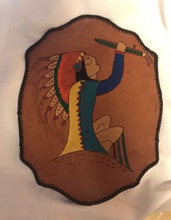 Art Images Native American Hand tooled Leather