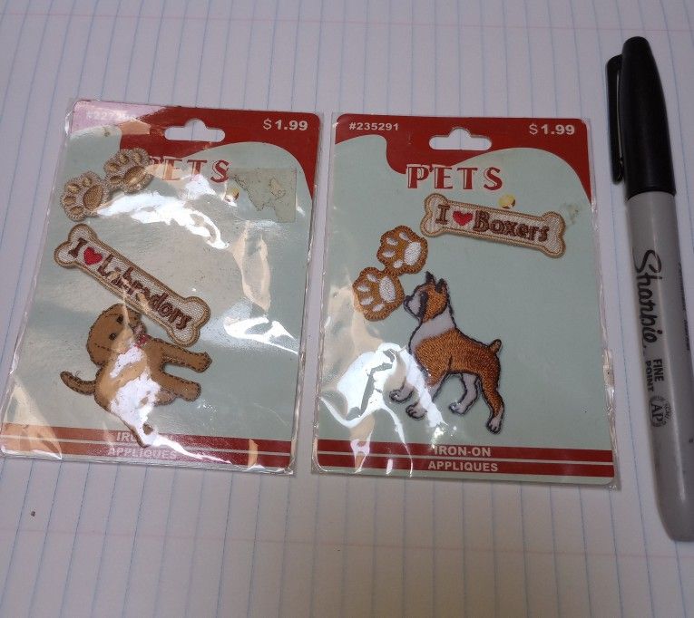 Iron-On Appliques • Set of 2