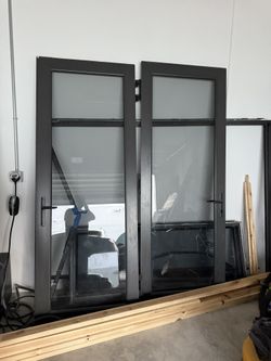 Impact Double Glass Front Doors Brand New