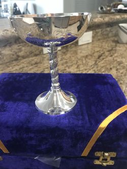 Epns silver plated Goblets, made in India!