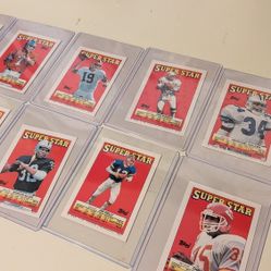 10 1988 Topps Super Star Sticker Cards HOFers