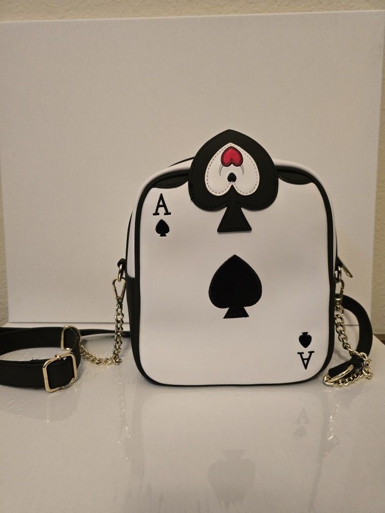 Loungefly Disney Alice in Wonderland Ace of Spades Crossbody Bag