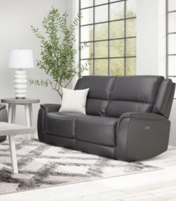 Rockwell Power Leather Loveseat