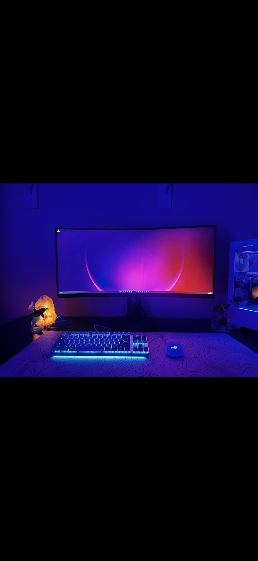 1440p Gaming Monitor with Keyboard and Mouse Bundle