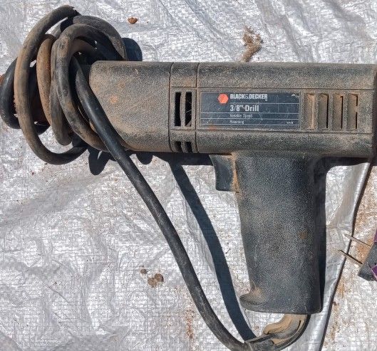 Power Tool - Black & Decker 3/4 Corded Power Drill