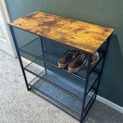 4 Tier Shoe Shelf Rack