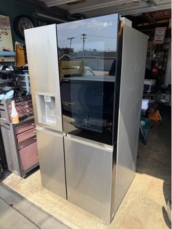 LG refrigerator and freezer