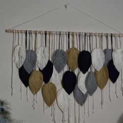 Macrame Leaf Wall Hanging