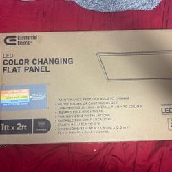 LED Color Changing Flat Panel Lighting