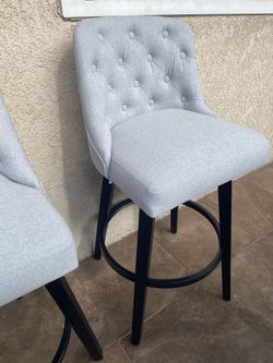 Gray Counter Stool