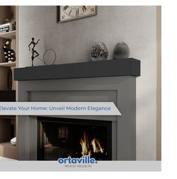 Floating Mental Shelf (Black Color) , Brand New 