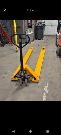 96 by 48 extra long pallet jack $1200
