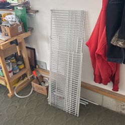 Metal Shelves. 