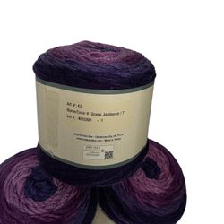 Yarn Bee Sugarwheel Grape Jamboree - 3 Skeins - Purple Yarn Bundle - 1775 yds