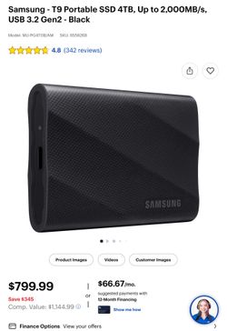 Samsung T9 4TB SSD
