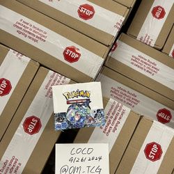 Pokemon Stellar Crown SV07 Booster Box Display 36 Packs English Card Sealed Case