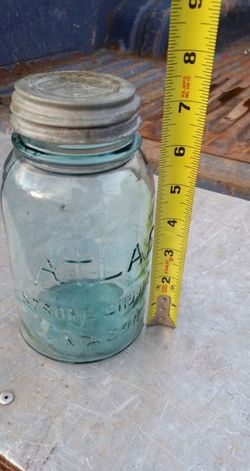 Glass antique bottle