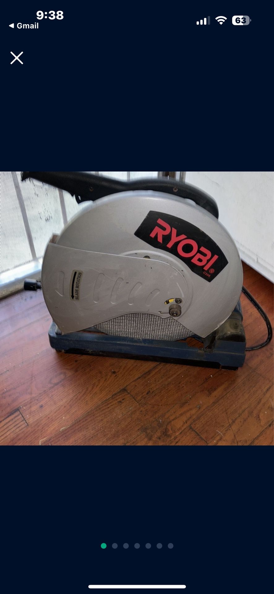 Ryobi Cortadora De Metal