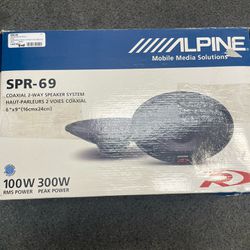 Alpine Type R 6-1/2” Spr-69 Speakers