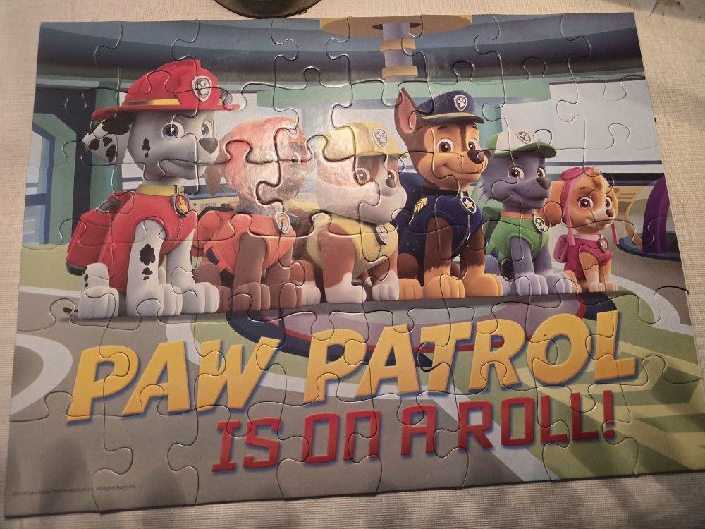 Paw Patrol Puzzle 48 Piece Nes No Box