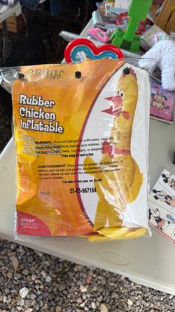 Spirit Rubber Chicken Inflatable Costume Adult