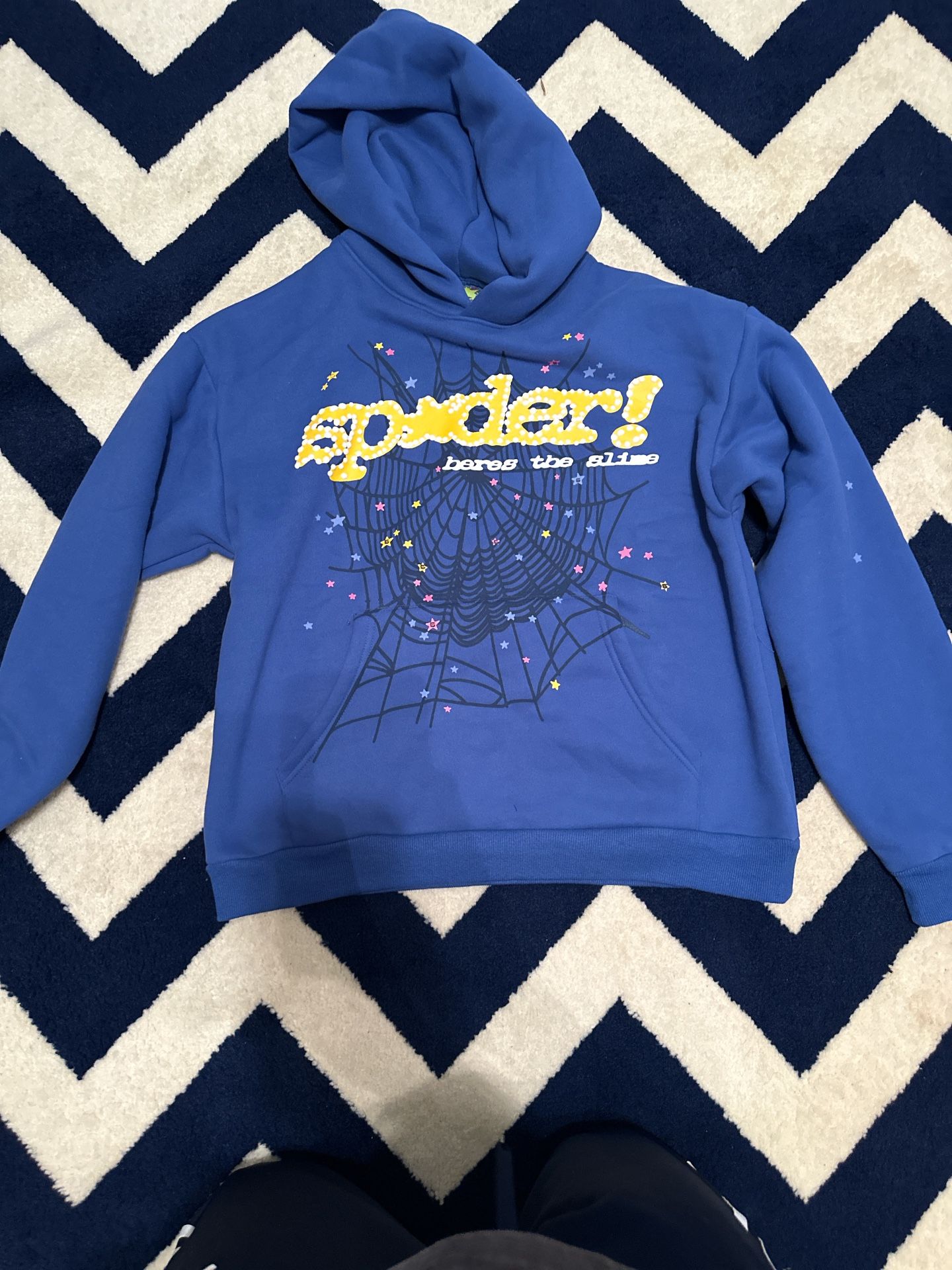 Spider Hoodie Tc Blue