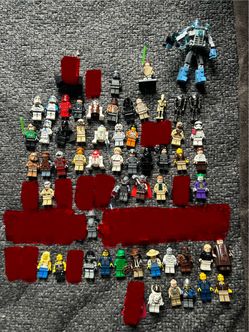 Large Lot of LEGO Minifigures Mixed Themes