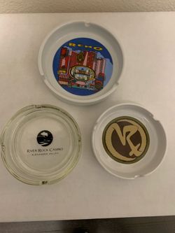 (3) - Souvenir - Ash Trays - (New)