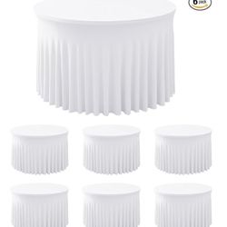 White round tablecloths