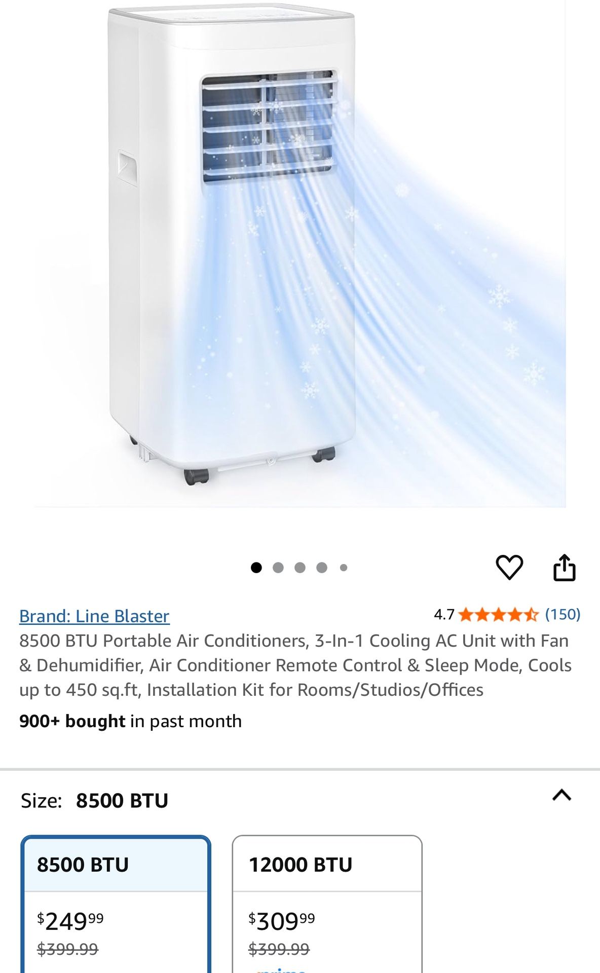 Line blaster Portable Window Ac
