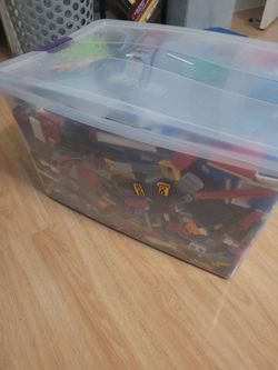 Assorted LEGOs in Large Bin