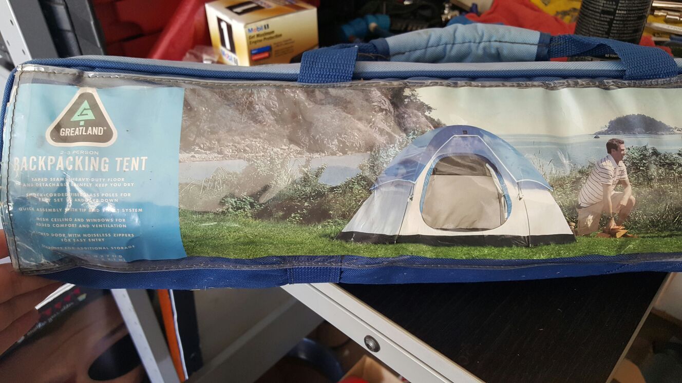 Greatland Backpacking Tent. 2-3 person