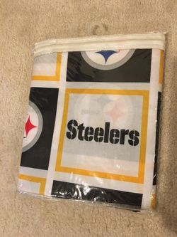 Pittsburgh Steelers Shower Curtain (new) for only $15