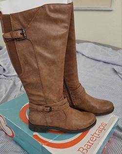 Boots-leather-Macys-baretraps-Excellent Condition-size 9.5