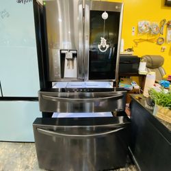 Refrigerador Negro A Pago Flexibles